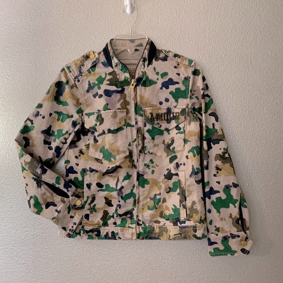 NWT! ZADIG & Voltaire KAVI Camouflage Jacket Full Zip Front Women’s XS - Picture 1 of 16